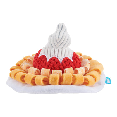 Founding Funnel Cake - Yankee Doodle Dog Toy, Great for Hiding Treats, XS-M Dogs